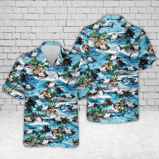 LADP N662PD Helicopter Hawaiian Shirt