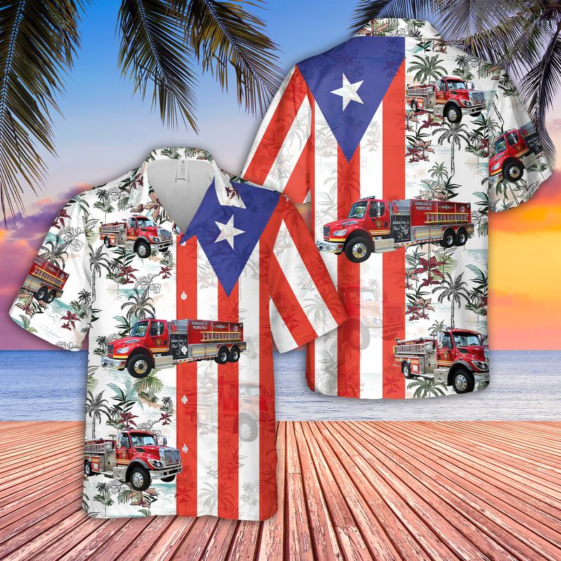 Puerto Rico Fire Department Hawaiian Shirt
