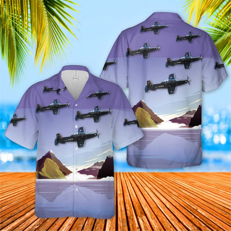 RNZAF Beechcraft T-6 Texan II Hawaiian Shirt