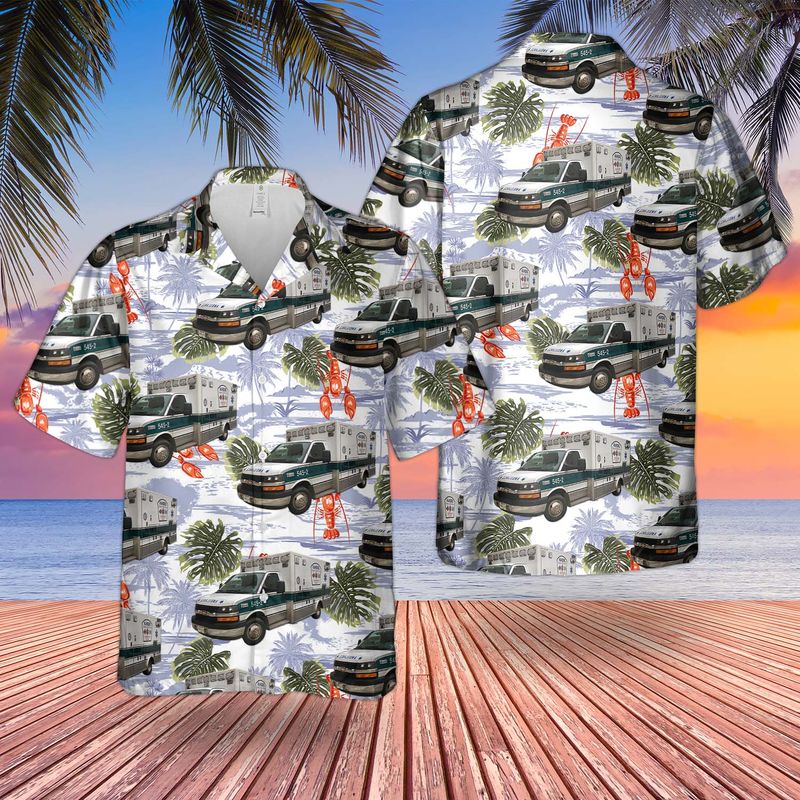 Pennsylvania Hamburg EMS Hawaiian Shirt