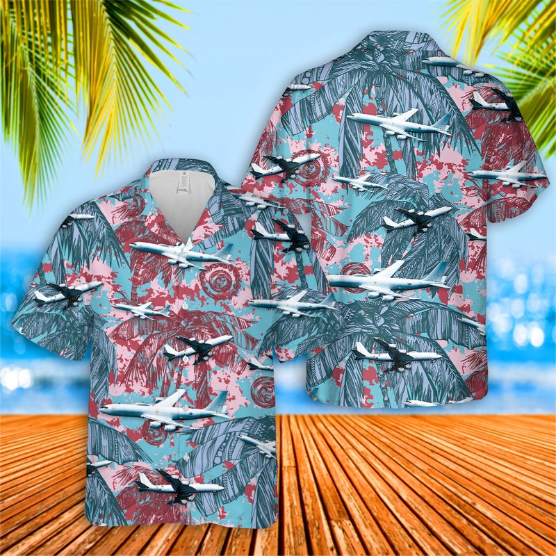 US Navy Boeing E-6 Mercury Hawaiian Shirt