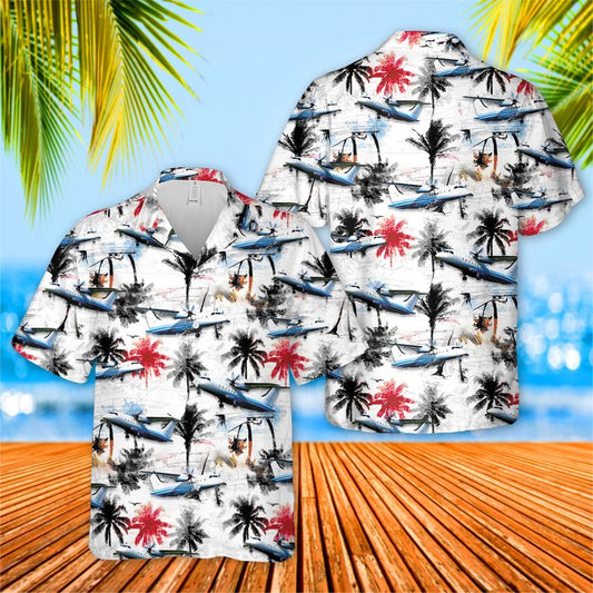 US Air Force C-146A Wolfhound Hawaiian Shirt