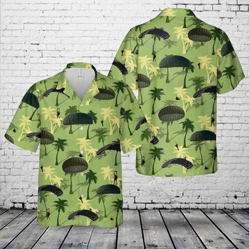 US Army Paratroopers Hawaiian Shirt