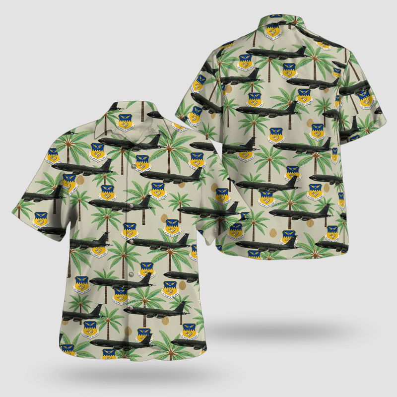 Ohio Air National Guard 121st Air Refueling Wing KC-135R Stratotanker Hawaiian Shirt
