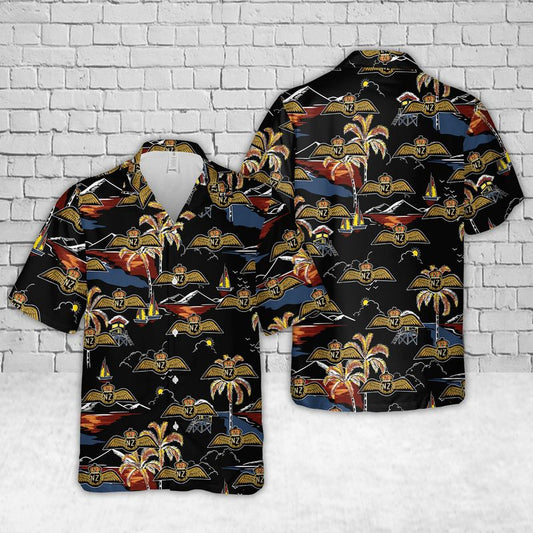 Royal New Zealand Air Force (RNZAF) Pilot Wings Hawaiian Shirt