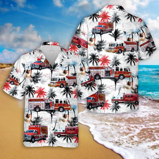 Laredo Fire Department Hawaiian Shirt