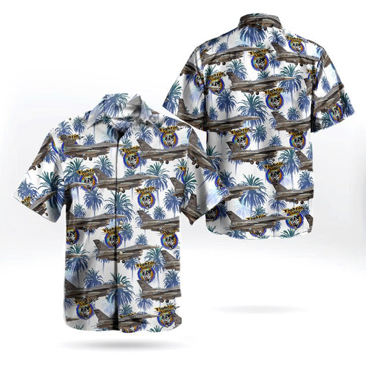 South Dakota Air National Guard 114th Fighter Wing General Dynamics F-16CM Fighting Falcon (401) Hawaiian Shirt