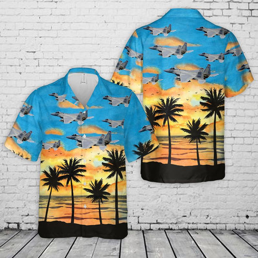 Oregon Air National Guard F-15 Eagle Hawaiian Shirt
