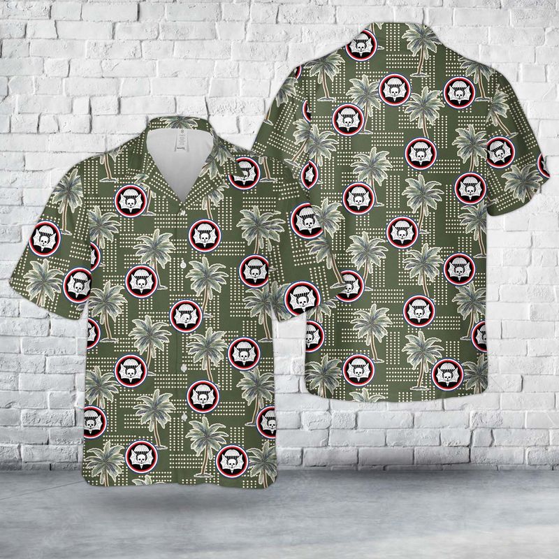 US Army 502nd Parachute Infantry Regiment (Widow Makers) Hawaiian Shirt