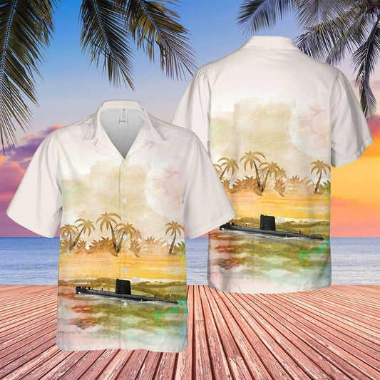 Royal Navy HMS Olympus (S12) Hawaiian Shirt
