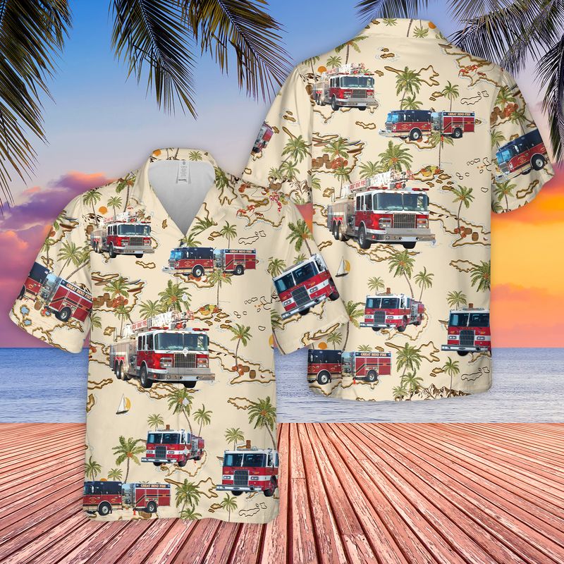 Great Bend Fire - EMS Department Hawaiian Shirt