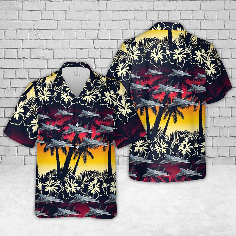 US Air Force F-15E Strike Eagle Hawaiian Shirt