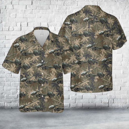 Swedish Army Archer Artillery System Hawaiian Shirt
