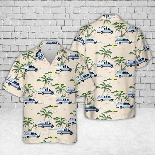 Massachusetts STAT Southcoast EMS Hawaiian Shirt