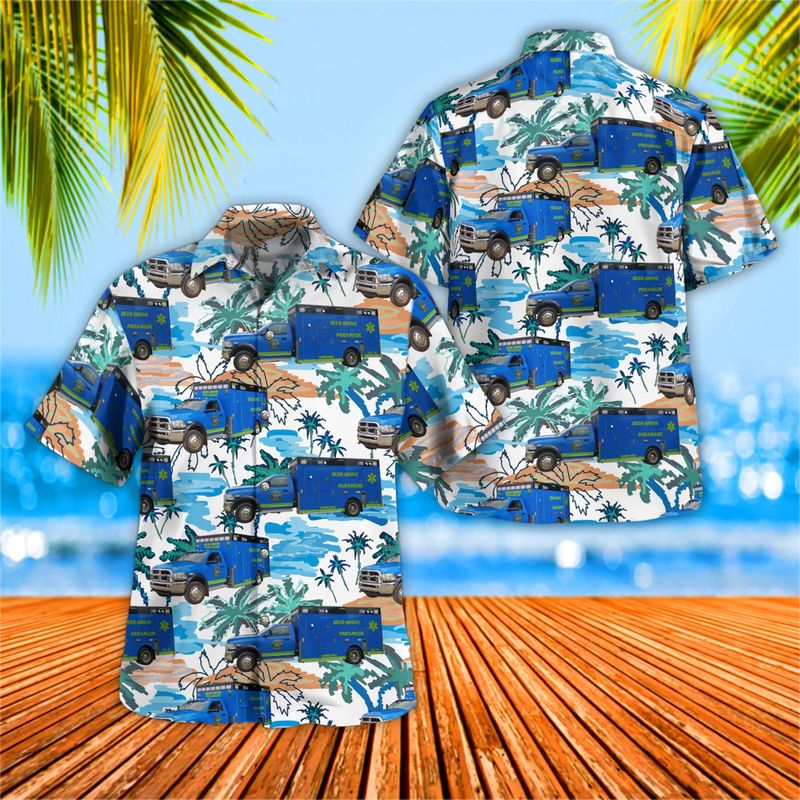 Deer-Grove EMS Hawaiian Shirt