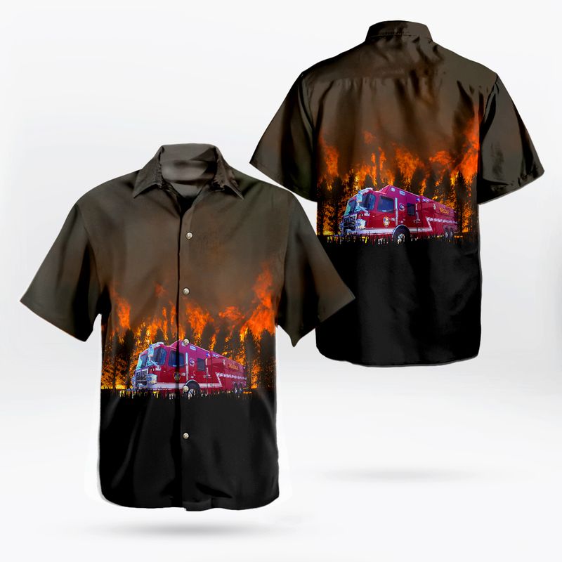 Houston Fire Department Department Hawaiian Shirt
