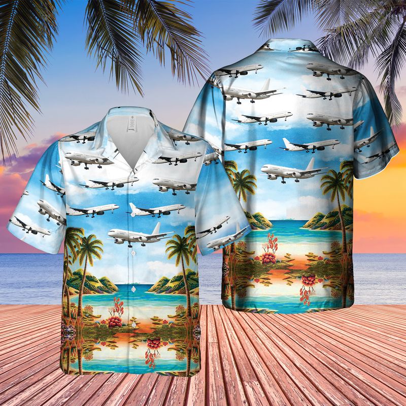 US Air Force Boeing C-32B Hawaiian Shirt