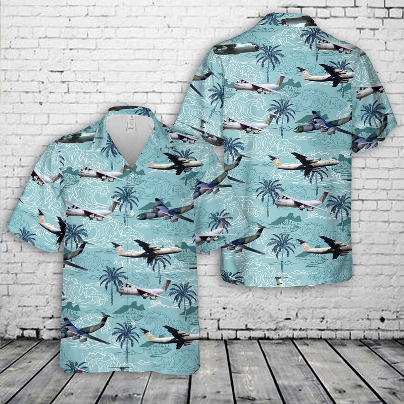 US Air Force Lockheed C-141B Starlifter Hawaiian Shirt