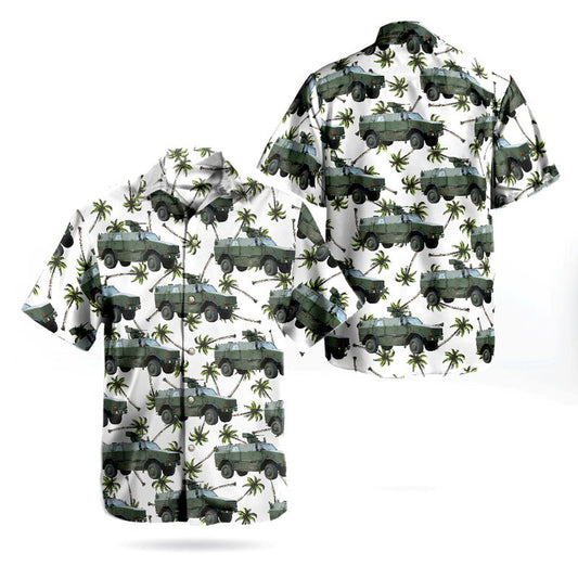 Belgian Land Component ATF Dingo 2 MPPV Hawaiian Shirt