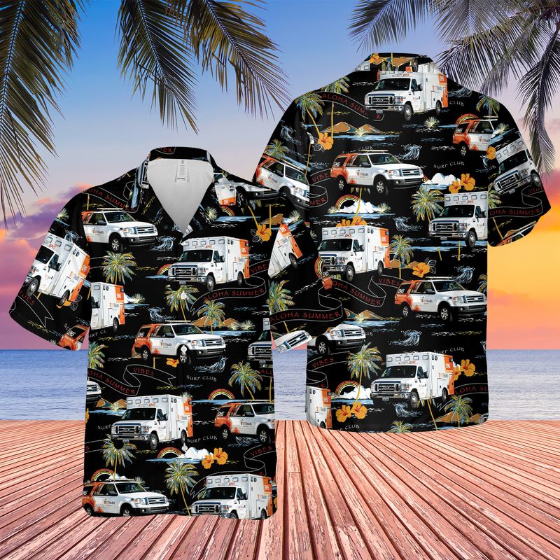 UT Health East Texas EMS Hawaiian Shirt