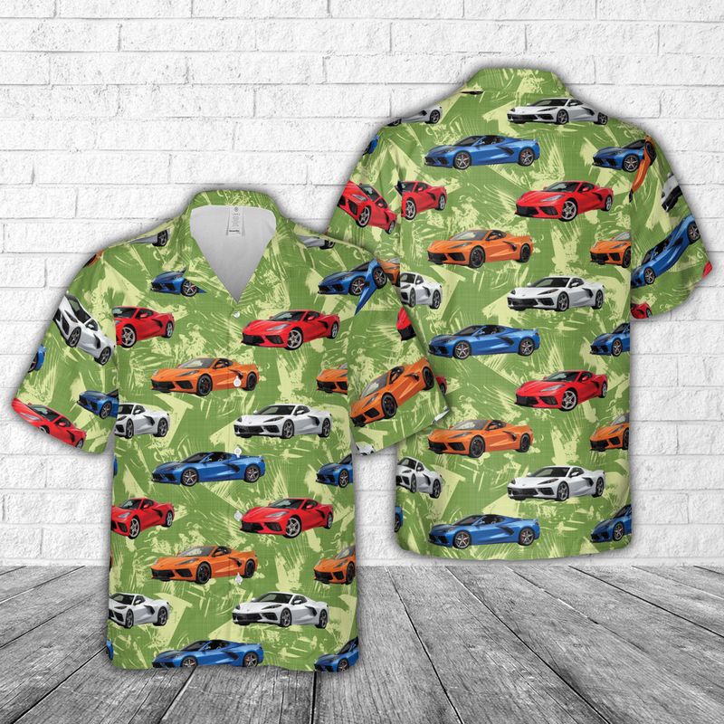 Corvette C8 2020 Hawaiian Shirt