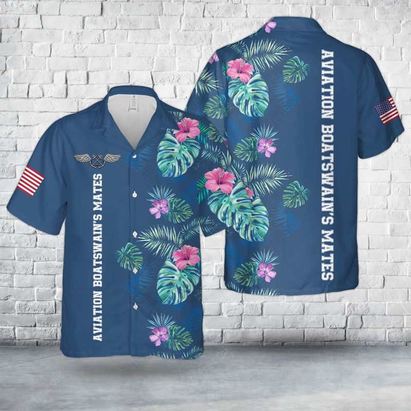 US Navy Aviation Boatswain's Mates Hawaiian Shirt