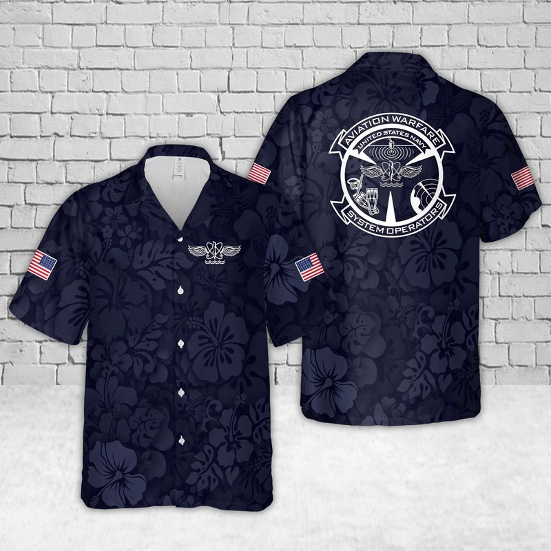 US Navy AW Hawaiian Shirt