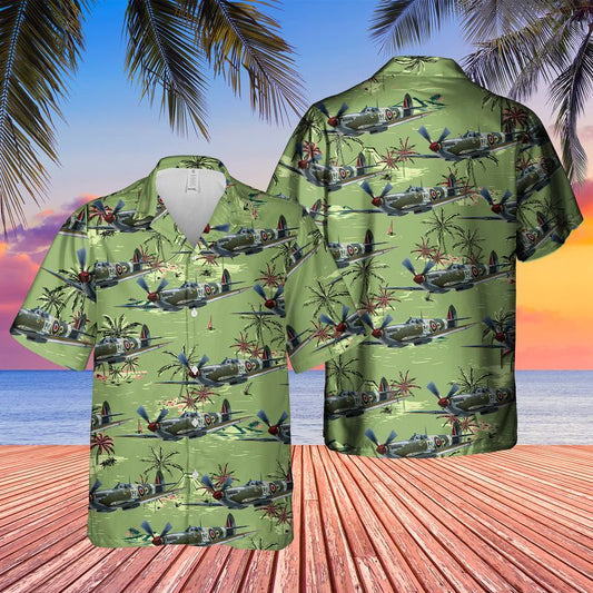 Supermarine Spitfire Mk.IX Hawaiian Shirt