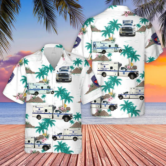 Fairfield County EMS Hawaiian Shirt