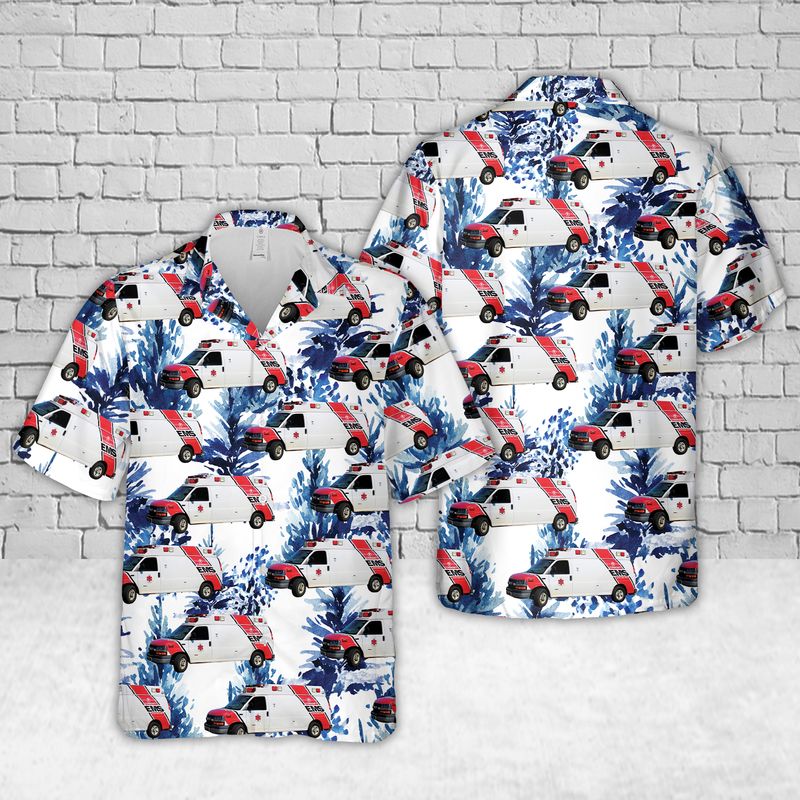 Michigan Community EMS Hawaiian Shirt