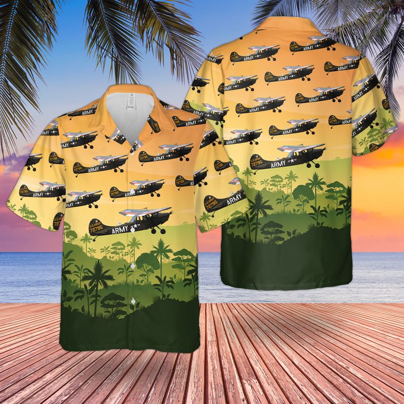 US Army Cessna O-1 Bird Dog Hawaiian Shirt