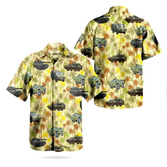 Canadian Army Equipment Hawaiian Shirt