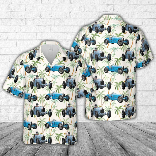 Bugatti Type 35B Hawaiian Shirt