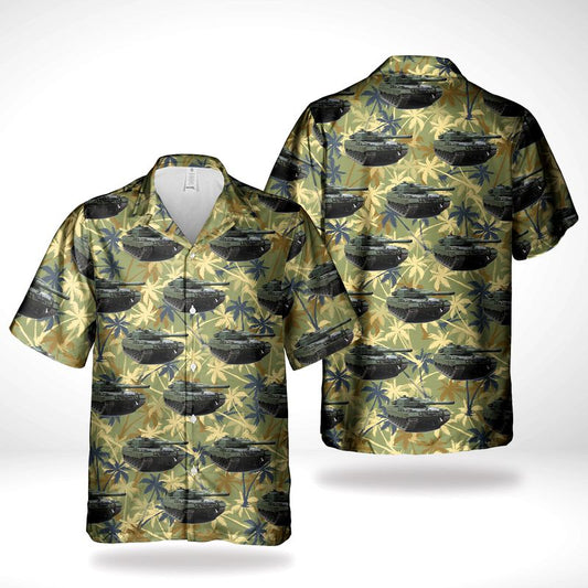 Canadian Army Leopard 2A4 Tank Hawaiian Shirt