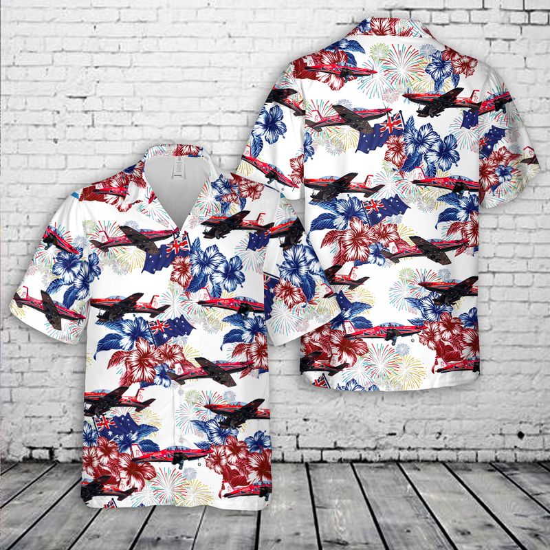 Royal Australian Air Force Australia Day Pilatus PC-21 Hawaiian Shirt
