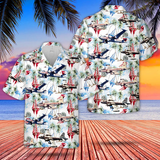 Royal Canadian Air Force Lockheed P-2 Neptune Hawaiian Shirt