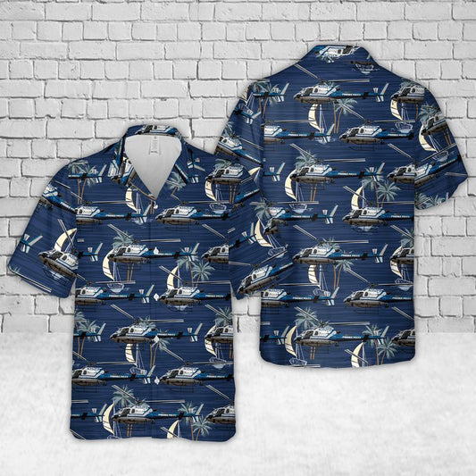 Phoenix Police Helicopter Hawaiian Shirt