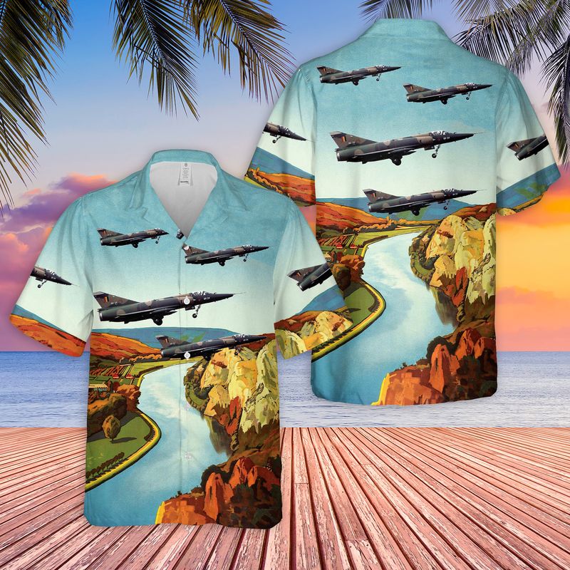 Belgium Belgian Air Component Mirage 5BR Hawaiian Shirt
