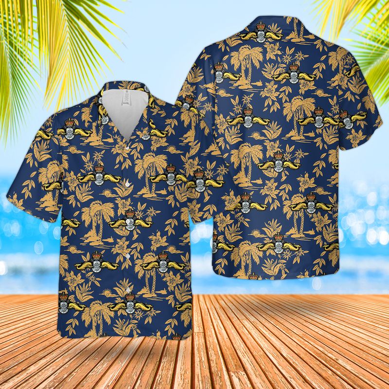 Royal Canadian Navy Clearance Diver Insignia Hawaiian Shirt