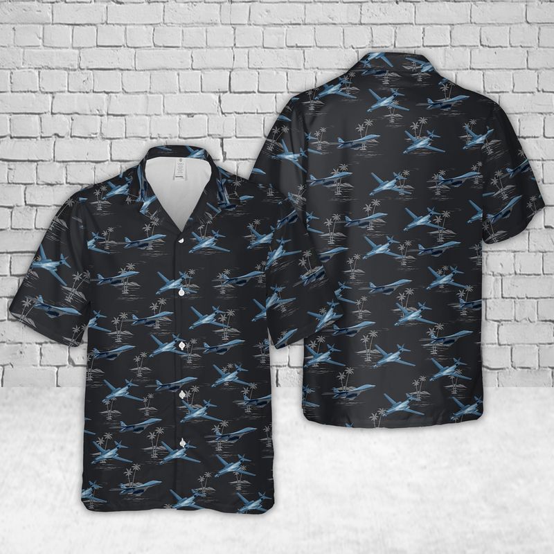 US Air Force Rockwell B-1 Lancer Hawaiian Shirt