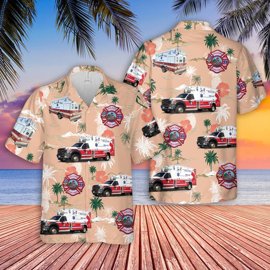 Bolton Fire & EMS Hawaiian Shirt