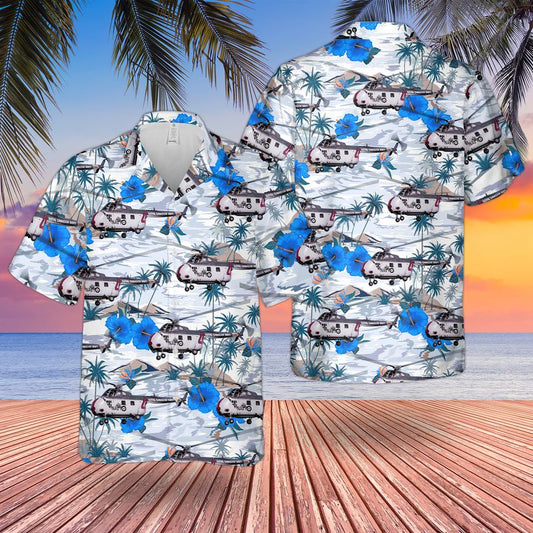 Royal Canadian Navy Sikorsky HO4S Hawaiian Shirt