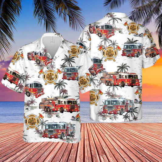 Fire Department Philadelphia US United State Firefighter Emergency Service Hawaiian Shirt