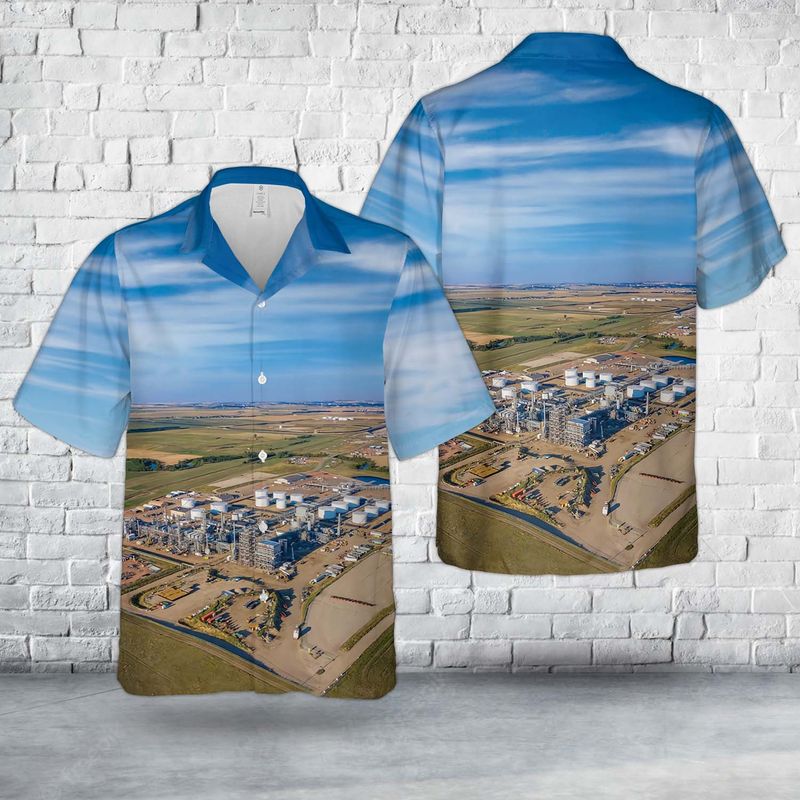 Dickinson, North Dakota, Dickinson Refinery American Oil Refinery Marathon Petroleum Corporation Hawaiian Shirt