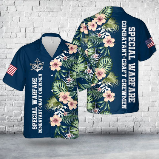 US Navy Special Warfare Combatant-craft Crewmen Hawaiian Shirt