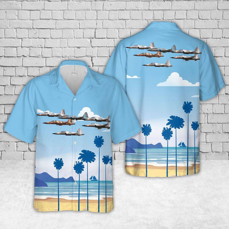 US Navy Northrop F-5N Tiger II Hawaiian Shirt