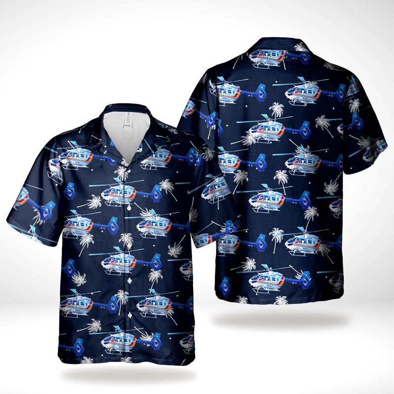 Royal Canadian Mounted Police First Helicopter H145 Hawaiian Shirt