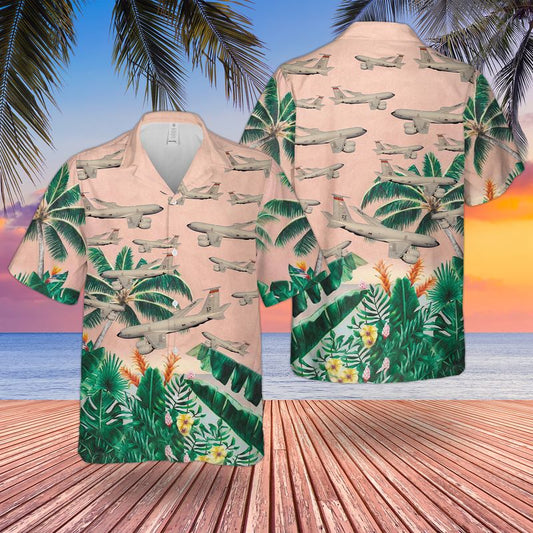 US Air Force Boeing KC-135R Hawaiian Shirt