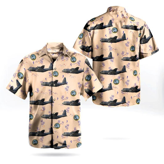 Montana Air National Guard 120th Airlift Wing Lockheed C-130H Hercules (L-382) Hawaiian Shirt