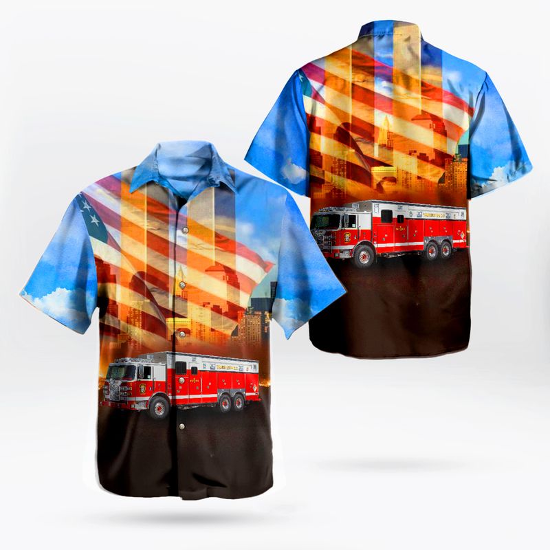 Patriot Day, DC Fire And EMS Hawaiian Shirt